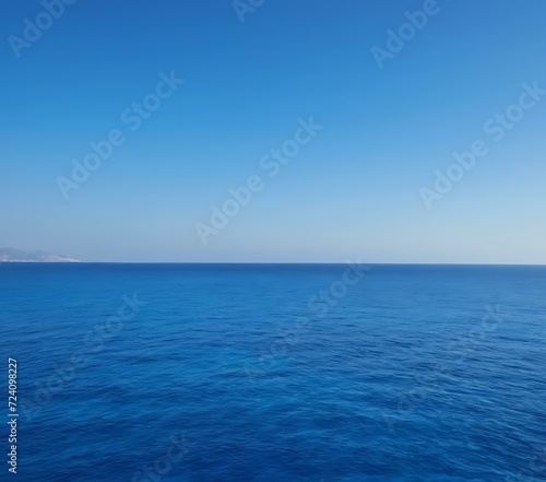 Mediterranean sea gradient from azure to cerulean blue
