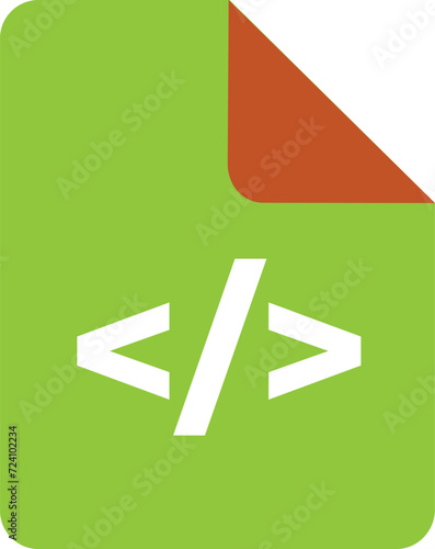 Modern programming code file. Vector.