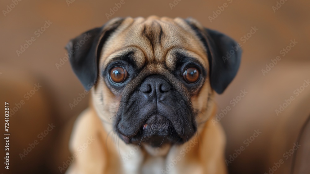 Expressive Pug Face