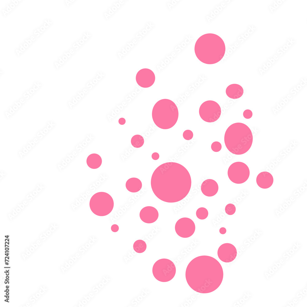 Big and Small Pink Polka Dots Big and Small Pink Polka Dots
