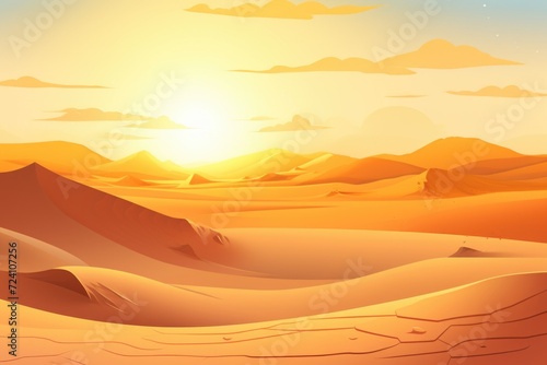 hot sunny desert