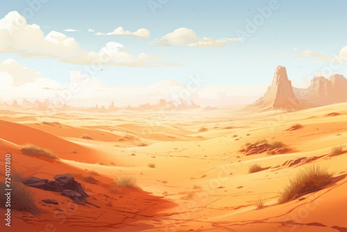 hot sunny desert