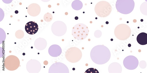 lavender polka dot, boho color palette, simple line, modern minimalist vector illustration pattern 