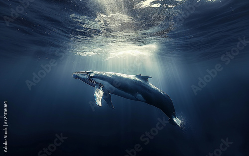 baleia vida marinha linda photo