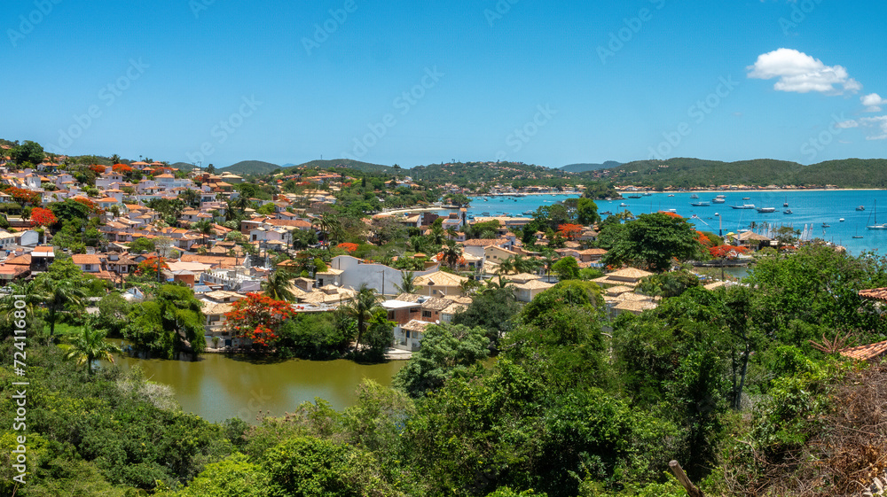 Charming seaside villages mixing traditional architecture with luxury mansions, Buzios (Armação dos Búzios), Rio de Janeiro, Brazil