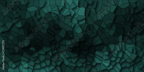 Dark jade stone background with rock pattern, macro. Texture of abstract backdrop with black Strock lines Multicolor Broken Stained Glass Background quartz pattern art jade colormosaic from fragments photo