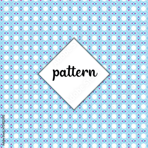 blue background geometric seamless pattern design vector illustrations.