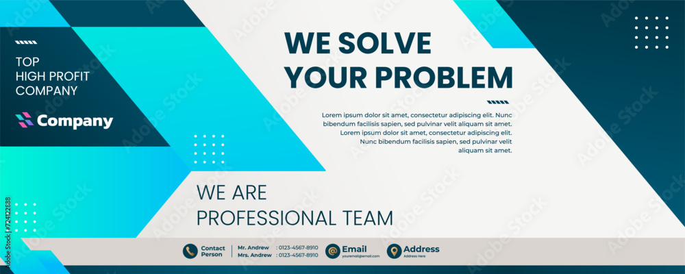 Elegant Banner Design Template for Corporate Business and Company Profile Elegant Banner Design Template for Corporate Business and Company Profile