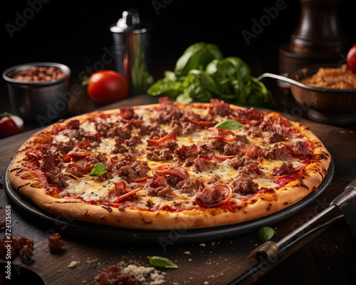 meat lovers pizza