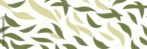 olive cool minimalistic pattern burnt olive over ivory background  photo