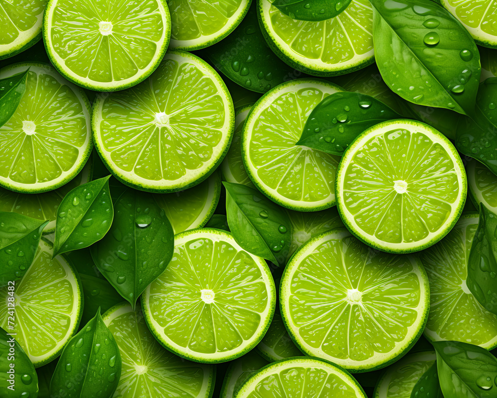 Seamless lime background