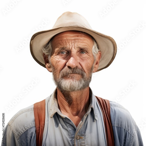 portrait of a senior man , cowboy, farmer