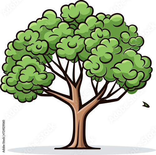 Natures Harmony Tree Vector ArtworkDecorative Tree Vector Collection