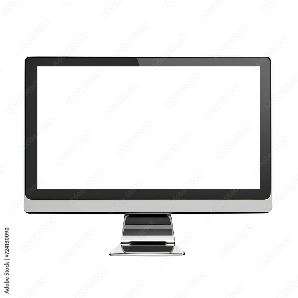 Monitor screen on transparent background Monitor screen on transparent background