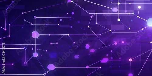 violet smooth background with some light grey infrastructure symbols and connections technology background 
