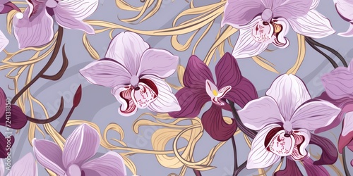 orchid smooth background with some light grey infrastructure symbols and connections technology background 