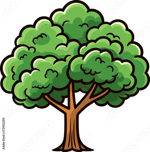 Vector Tree Icons and SymbolsSeasonal Changes Tree Vectors