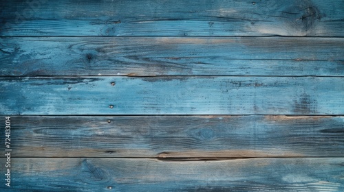 Blue wood texture background.