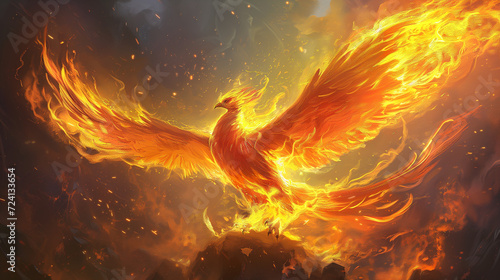 Fiery Phoenixs Blaze