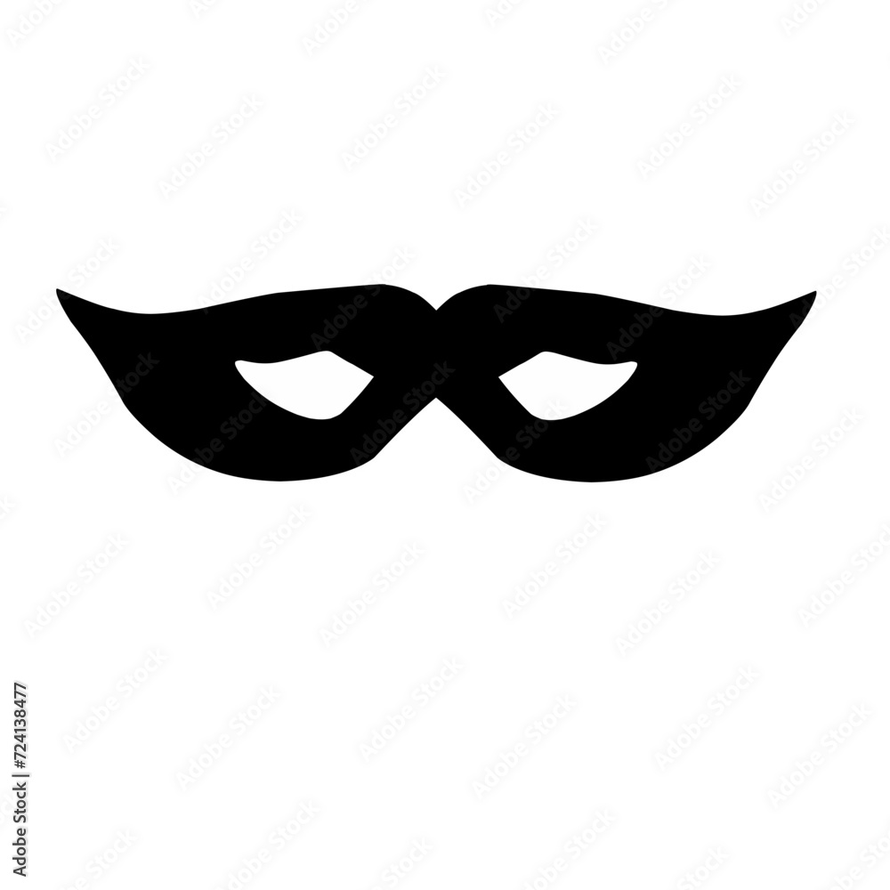 Black Mask Vector Black Mask Vector