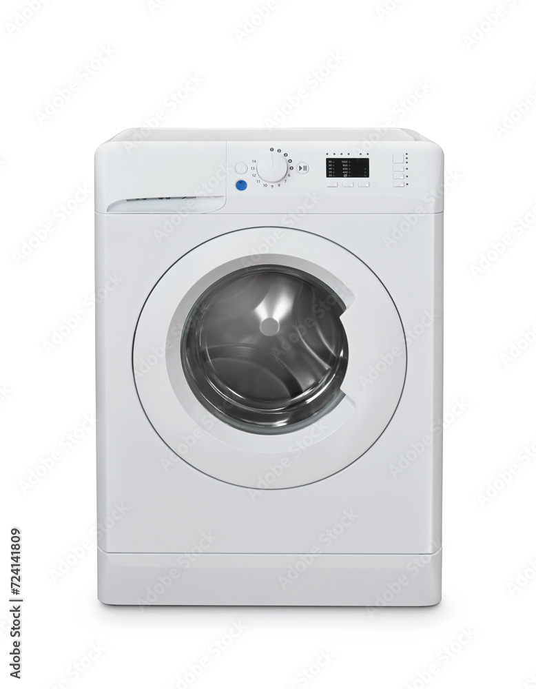 Front view of washing machine Front view of washing machine