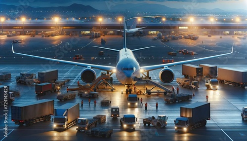 Twilight Loading: Air Cargo Operations at Dusk