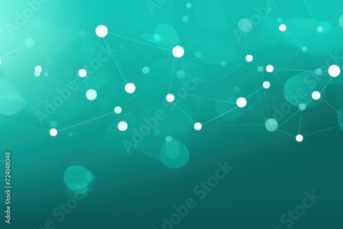 teal smooth background with some light grey infrastructure symbols and connections technology background