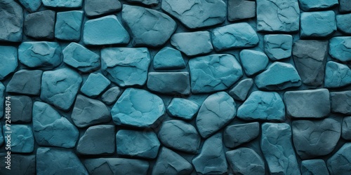 teal wallpaper for seamless cobblestone wall or road background 