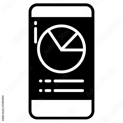 football live in cell phone glyph and line vector illustration