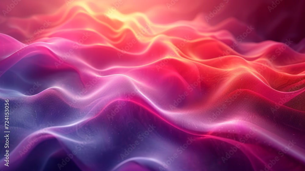 Obraz premium Abstract Background with Smooth Shapes Generative AI