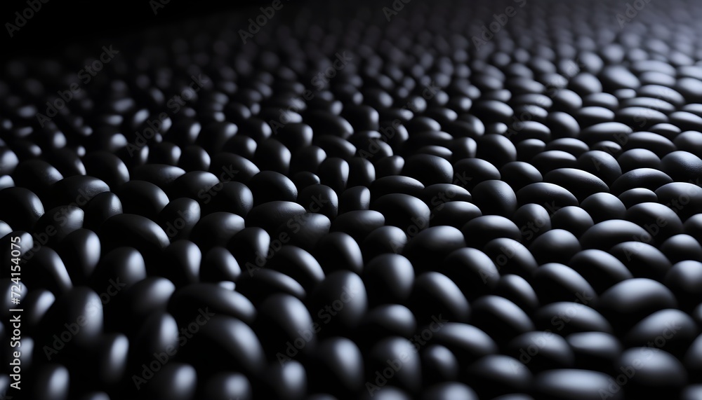 Black balls background macro close-up Black balls background macro close-up