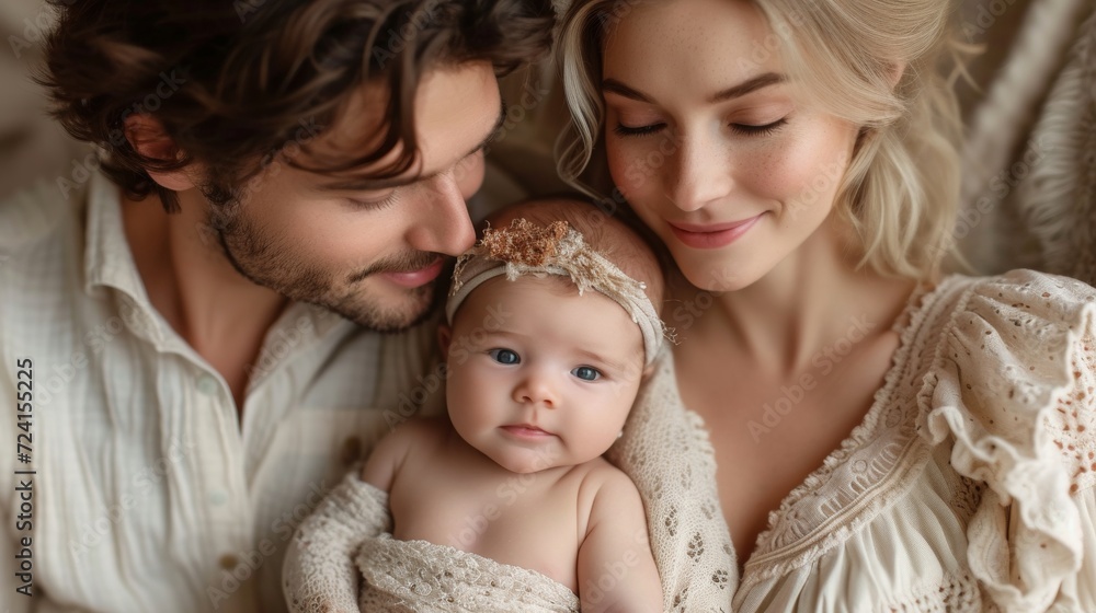 Family Portrait - Capturing Love and Togetherness Generative AI Family Portrait - Capturing Love and Togetherness Generative AI