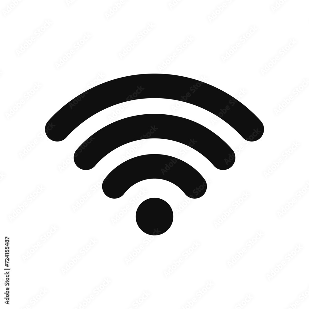 wifi vector sign, wireless internet sign, isolated wifi vector sign, wireless internet sign, isolated