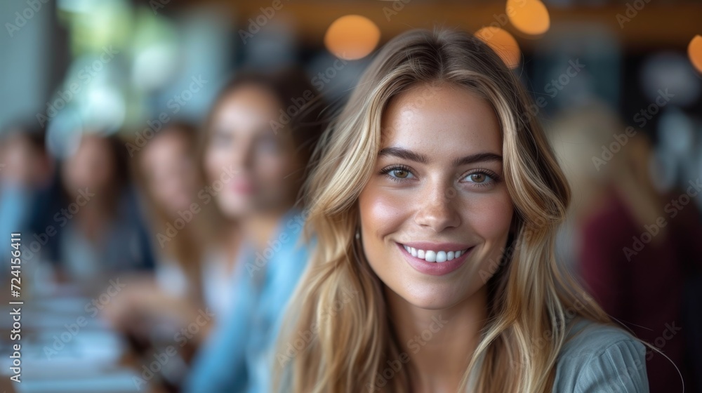 Business meeting in a cafe Generative AI Business meeting in a cafe Generative AI