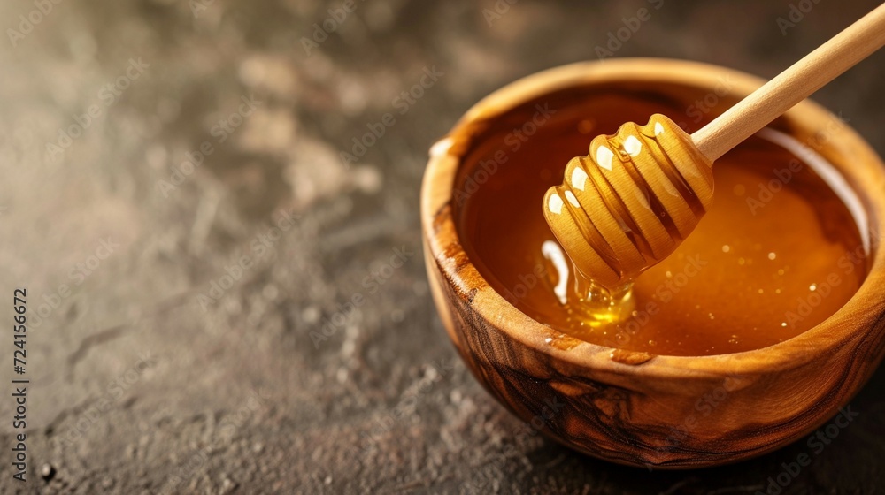 honey with a honey stick in the wooden bowl closeup, honey banner, honey background, honey ads, honey, healthy food concept, honey stick, and wooden bowl closeup, honey bowl closeup honey with a honey stick in the wooden bowl closeup, honey banner, honey background, honey ads, honey, healthy food concept, honey stick, and wooden bowl closeup, honey bowl closeup