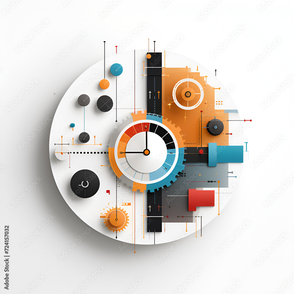 Fototapeta premium illustration of a design