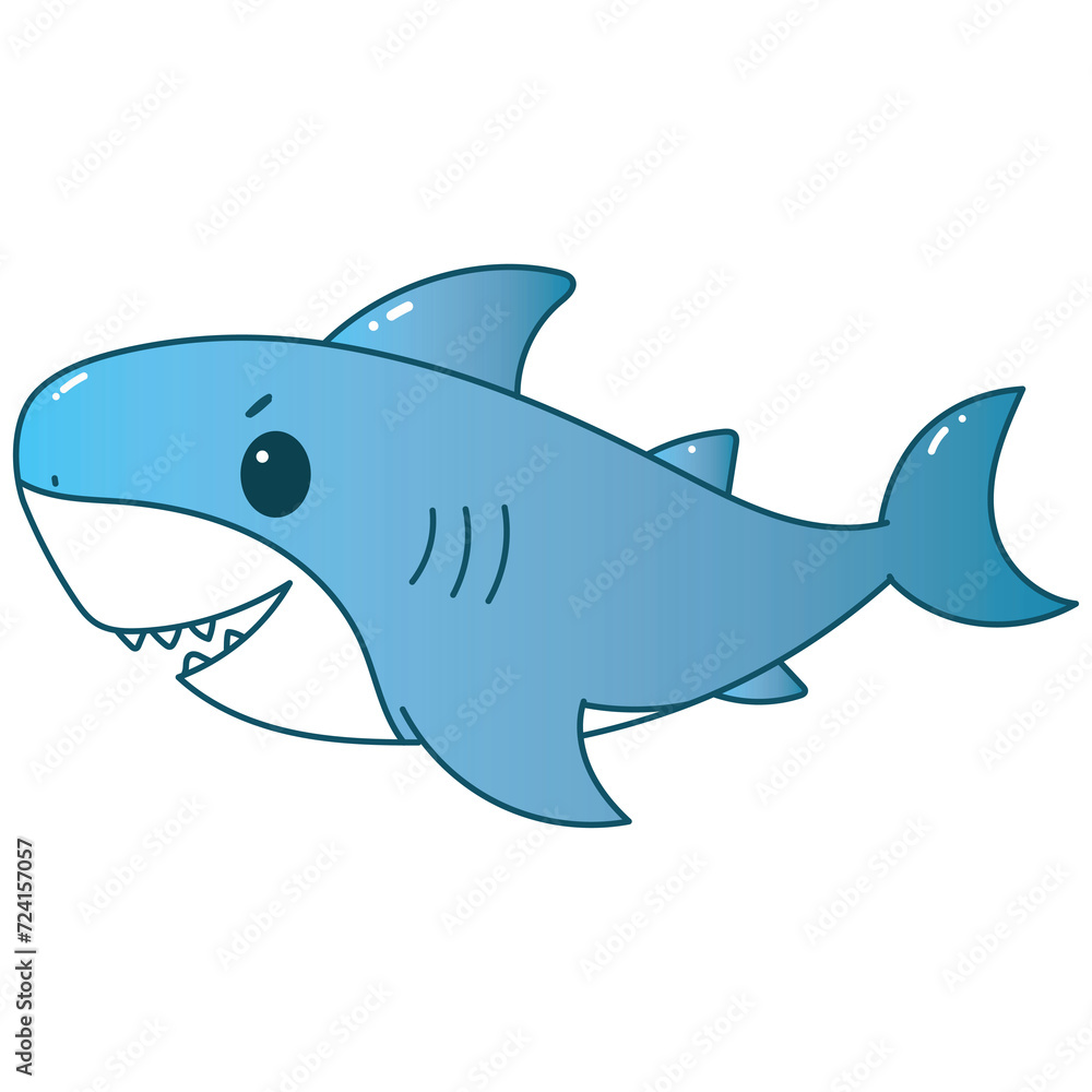 shark doodle cartoon shark doodle cartoon