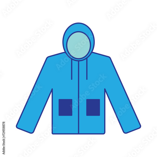 raincoat icon vector illustration design
