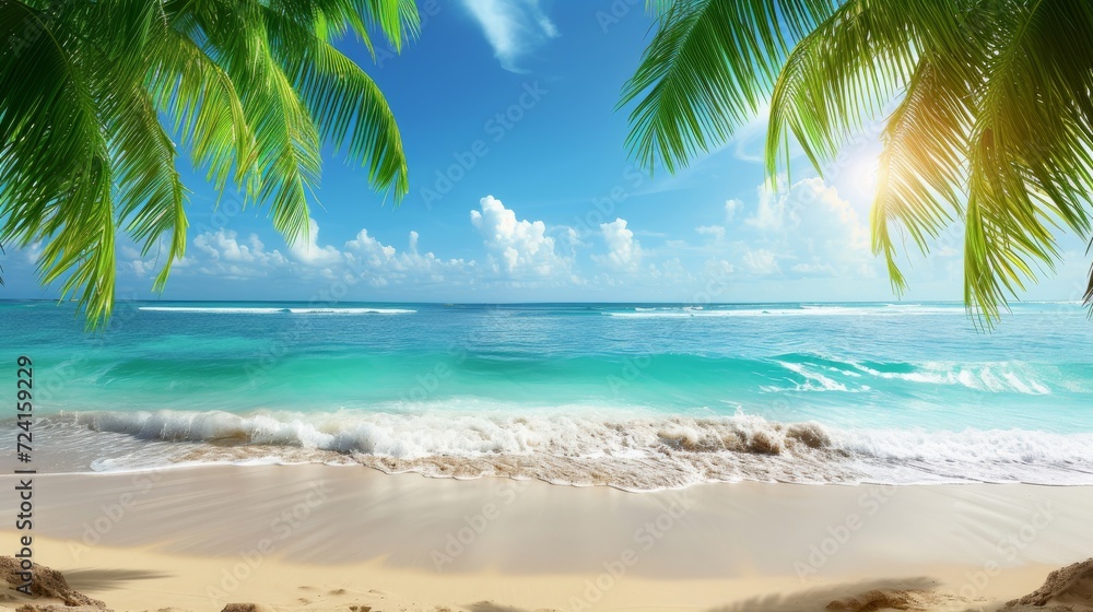 beautiful tropical beach landscape beautiful tropical beach landscape
