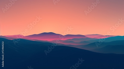beautiful and minimalist design for wallpaper. mountains illustrations © Zahid