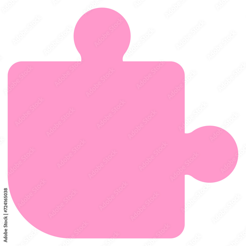 Puzzle piece jigsaw vector icon Puzzle piece jigsaw vector icon