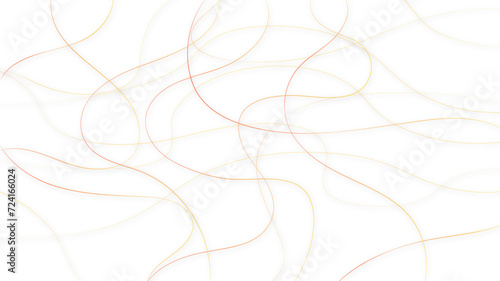 Colorful random pattern line stroke on a transparent background. Decorative pattern with tangled curved lines.