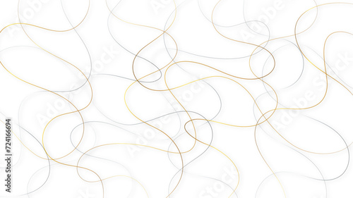 Colorful random pattern line stroke on a transparent background. Decorative pattern with tangled curved lines.