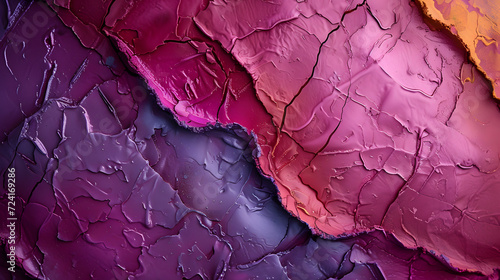 Wallpaper Mural A Close up of a Purple and Yellow Painting Torontodigital.ca