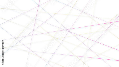 Random geometric line pattern on a transparent background. Random line low poly pattern. abstract seamless line vector. Random chaotic lines abstract geometric patterns of modern design.