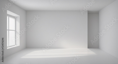 empty room with wall