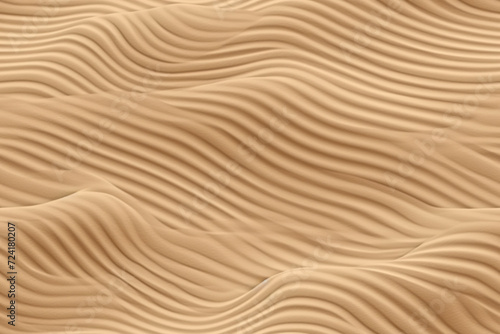 Sand texture background, aerial view of natural wavy pattern in desert, abstract sandy relief in summer. Concept of nature, topography, travel, dune