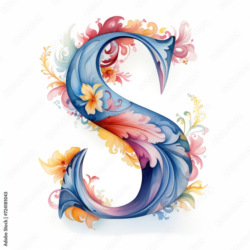 Fototapeta premium Alphabet letter 