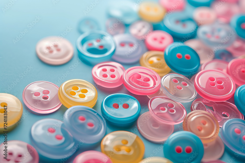 Buttons background with copy space, for diy, handmade Buttons background with copy space, for diy, handmade
