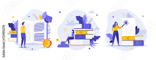 Set Of Business Characters Concepts